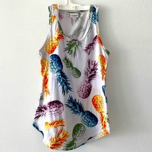 Womens pineapple tank top